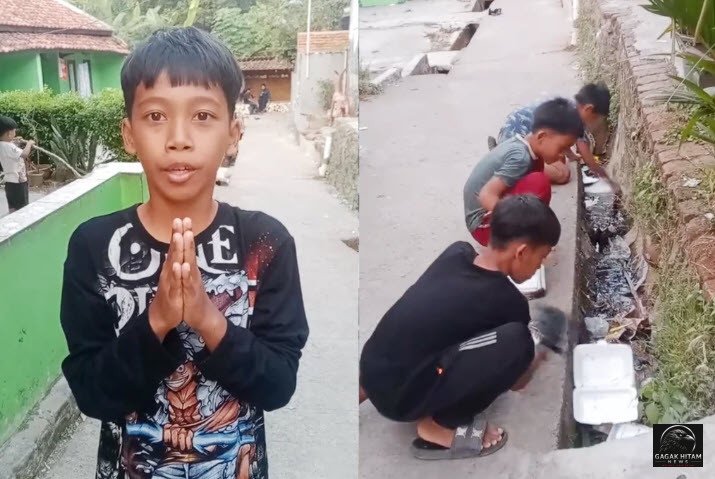 Aksi Inspiratif "Pandawara Cilik" dari Purwakarta Viral, Empat Bocah Bersihkan Saluran Air Penuh Sampah