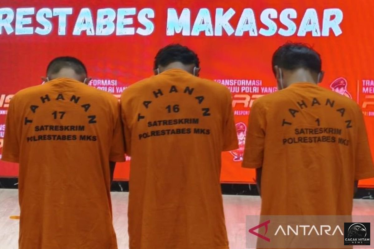 Tiga Tersangka Kasus Anak 2 Tahun Dijadikan Jaminan Arisan Online di Makassar, Terancam 12 Tahun Penjara