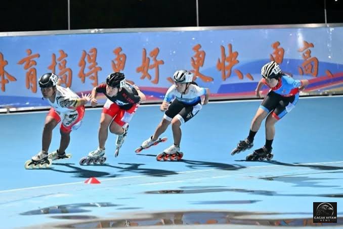 Gemilang di China, Tim Sepatu Roda Indonesia Sabet 14 Emas di Belt and Road Championships 2026