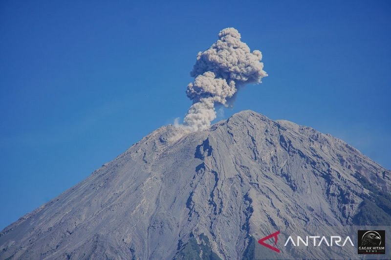 Tiga Gunung Api Indonesia Erupsi dalam Semalam, Gunung Ibu Meletus Tiga Kali