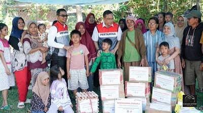 Pertamina Perkuat Bantuan untuk Korban Gempa Flores, Sediakan Logistik hingga Trauma Healing Anak