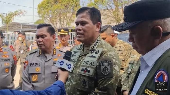 Tinjau Langsung Karhutla Banjarbaru, KSAL Sebut Kondisi Lapangan Tak Separah Kabar Viral