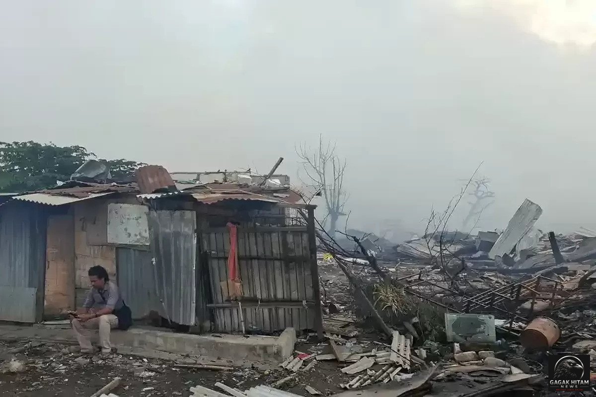 Kebakaran Hebat di Jalan Nakula Denpasar Diduga Dipicu Tabung Gas Bocor